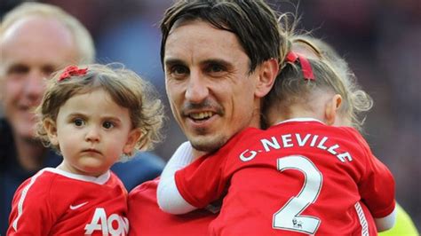 gary neville family.